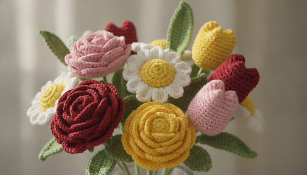 crochet flower patterns
