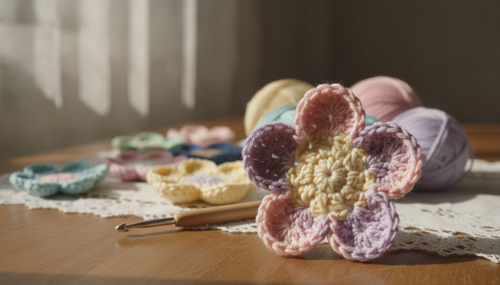 easy crochet flower patterns easy crochet flower patterns